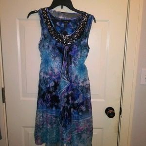 Nwt Petite Small Dress Beaded Neck Summer Wedding